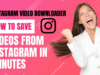 Instagram Video Downloader-How to Save Videos From Instagram in Minutes Instagram Video Downloader